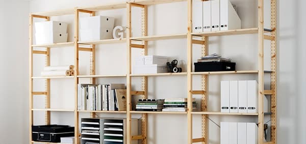 Ikea IVAR REgalsystem mit Ordnern