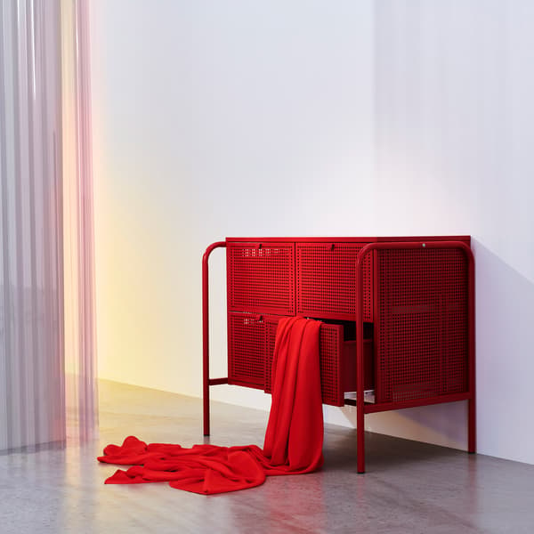 IKEA kast rood