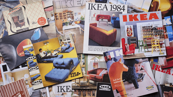 IKEA kataloger genom tiderna