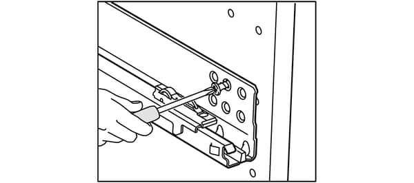 IKEA keuken ladegeleiders.