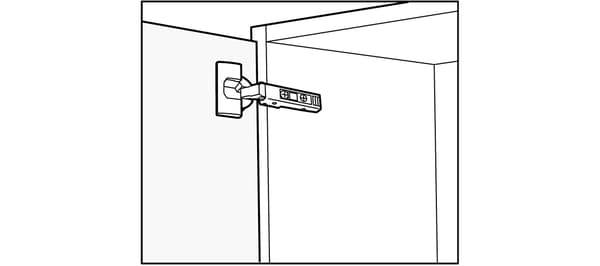 IKEA keukendeurscharnieren monteren.