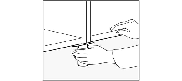 IKEA keukenpoten afstellen.
