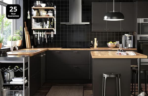IKEA kitchen.
