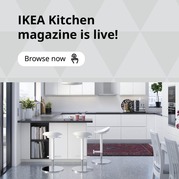 IKEA kitchen magazine is live, browse now for inspirational kitchen ideas