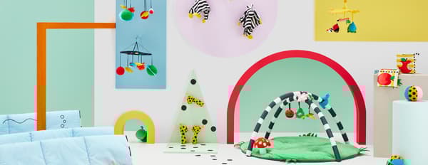 IKEA KLAPPA Kollektion mit Spielzeugen für Kinder