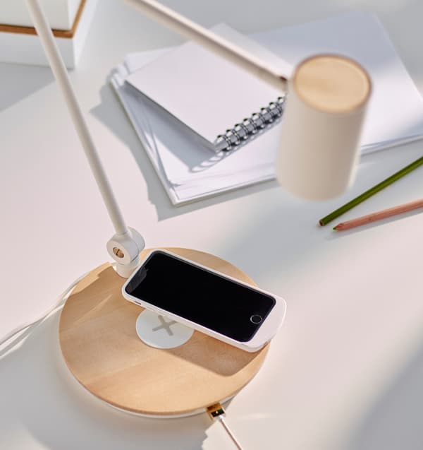 IKEA lamp with charger