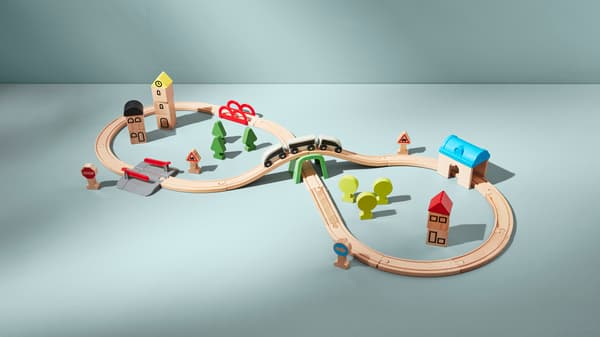 IKEA LILLABO Holzeisenbahn Serie