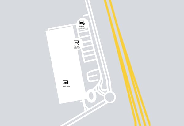 IKEA lockers pictograms.