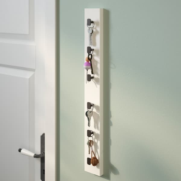 IKEA LURT rack hanging vertically with keys