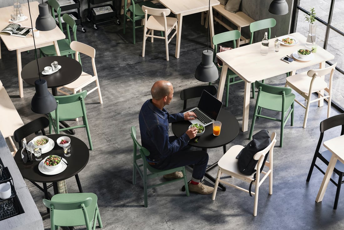 IKEA inrichting voor je restaurant of en café IKEA