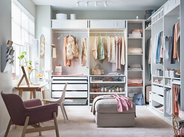 bedroom storage solutions - ikea