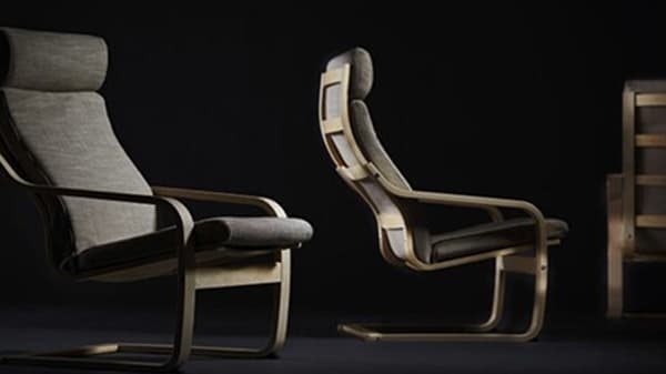 IKEA POÄNG armchairs