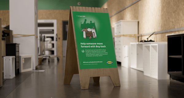 IKEA poster in store