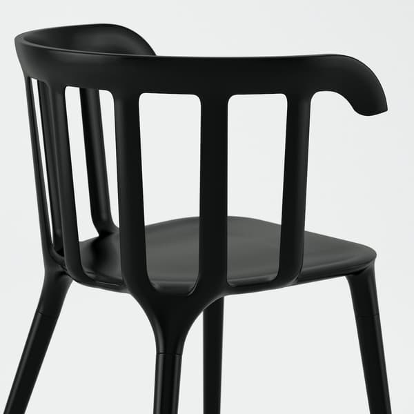 IKEA PS 2012 Krzesło z podłokietnikami, czarny