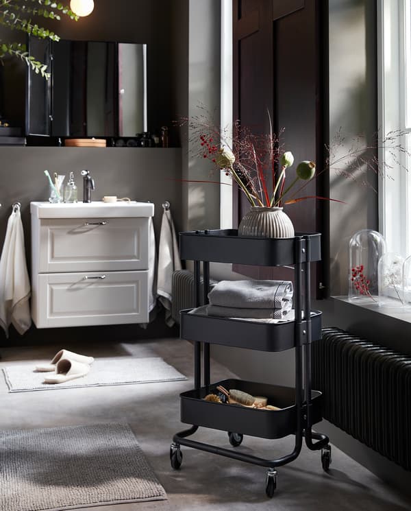 ikea raskog roltafel voor de badkamer