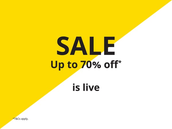 IKEA sale is live. Up to 70% off