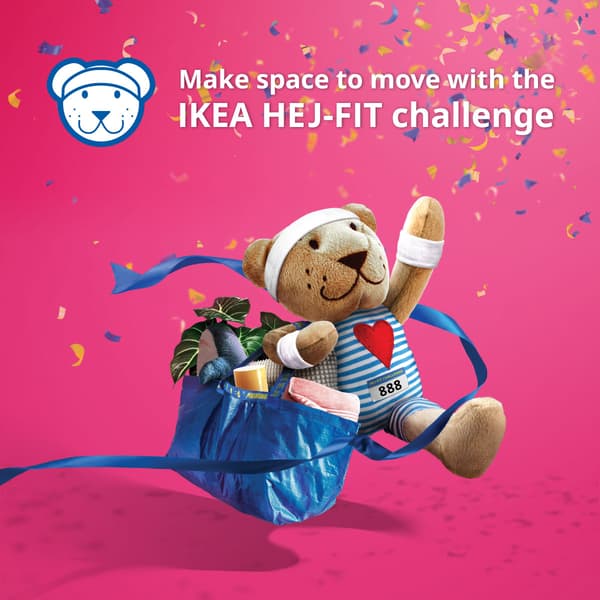 IKEA Singapore HEJ-FIT CHALLENGE key visuals.