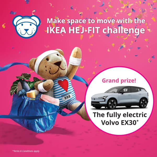 IKEA Singapore HEJ-FIT CHALLENGE key visuals.