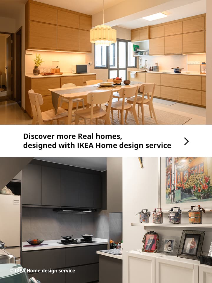 IKEA Singapore Home Design Service - Client's home kitchen transformation