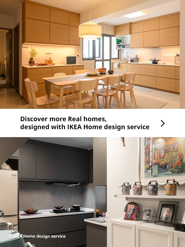 IKEA Singapore Home Design Service - Client's home kitchen transformation