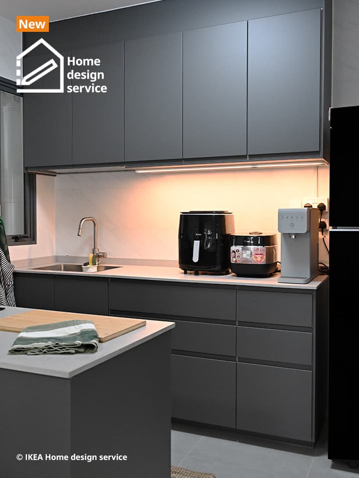 IKEA Singapore Home Design Service - Client's home kitchen transformation