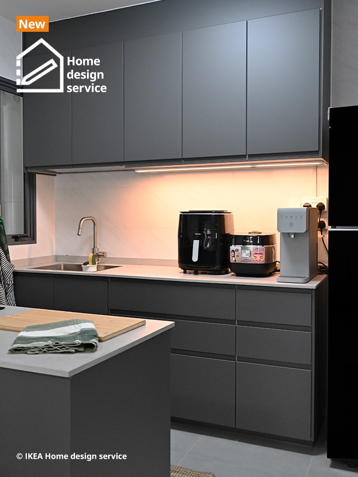IKEA Singapore Home Design Service - Client's home kitchen transformation
