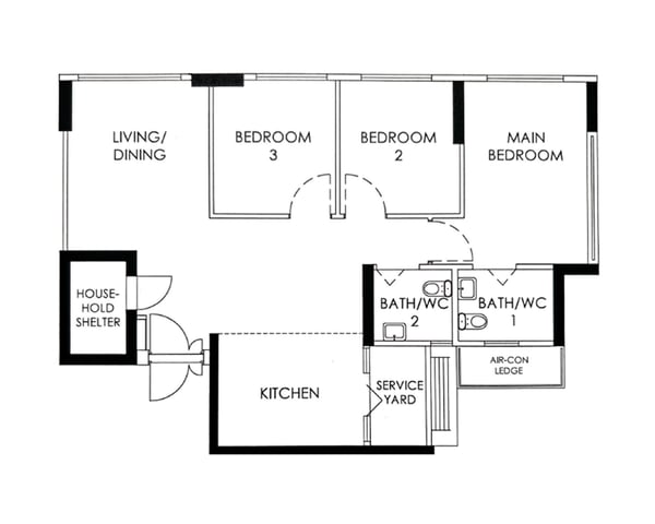 IKEA Singapore Home Design Service Testimonial 01 HDB floorplan