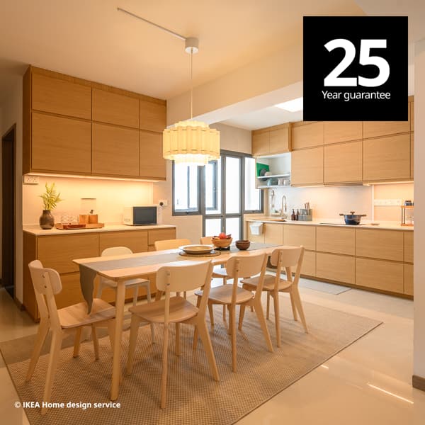 IKEA Singapore Home Design Service Testimonial 01 Home Design Service open kitchen and dining area