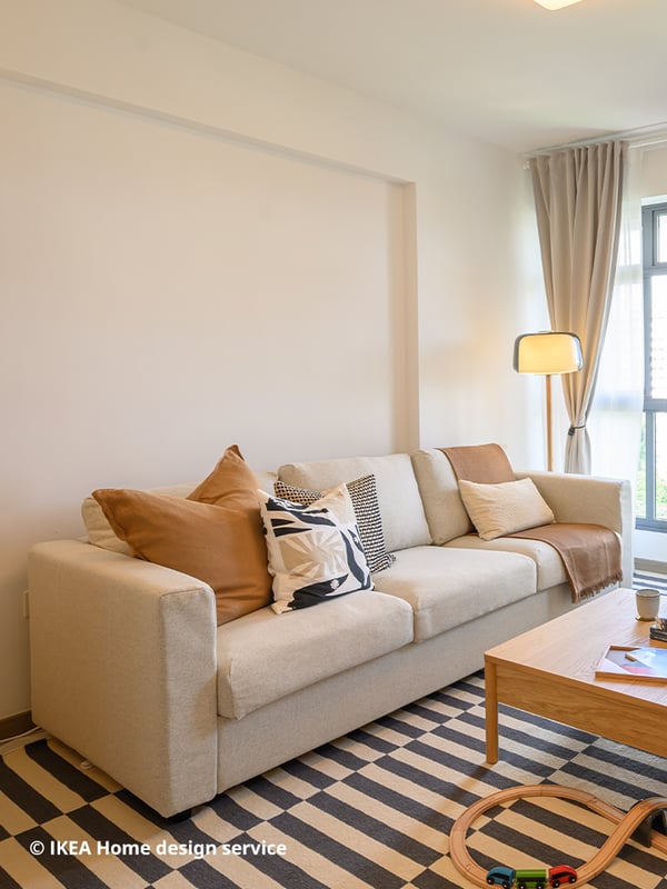 IKEA Singapore Home Design Service Testimonial 01 - Living room