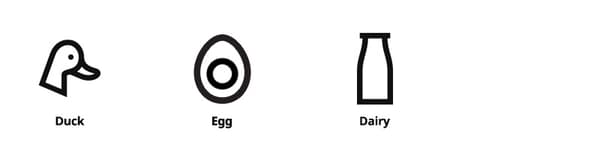 IKEA Singapore Swedish Restaurant allergen information — Duck, egg, dairy