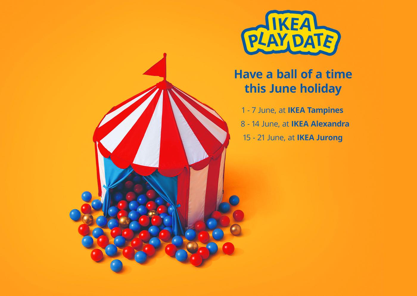 IKEA Singapore's IKEA PLAY DATE in-store activity — The Golden Ball Search Party, your way to $1,000 IKEA gift card and more!