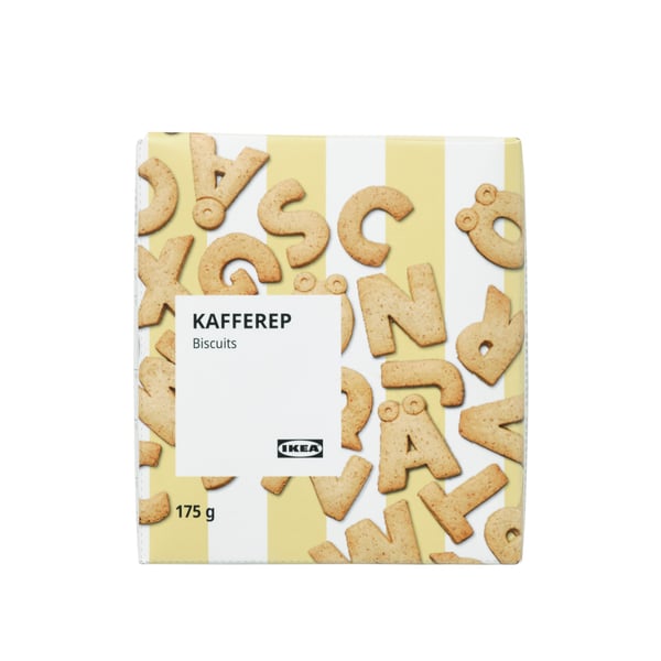 IKEA Singapore's Swedish Food Market Desserts & cookies — KAFFEREP​
Letter-shaped biscuits, 175g