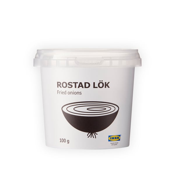 IKEA Singapore's Swedish Food Market Sauces, jam & condiments section — ROSTAD LÖK​ Fried Onions 100g 