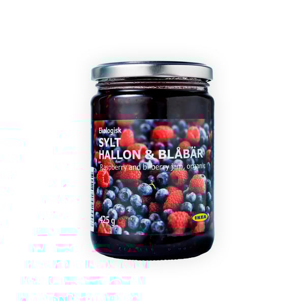 IKEA Singapore's Swedish Food Market Sauces, jam & condiments section — SYLT HALLON & BLÅBÄR Raspberry blueberry jam organic