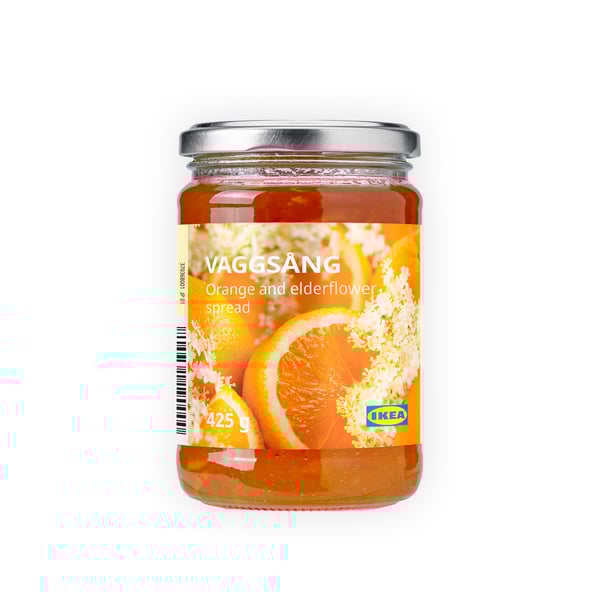IKEA Singapore's Swedish Food Market Sauces, jam & condiments section — VAGGSÅNG​ Orange and elderflower spread, 425g