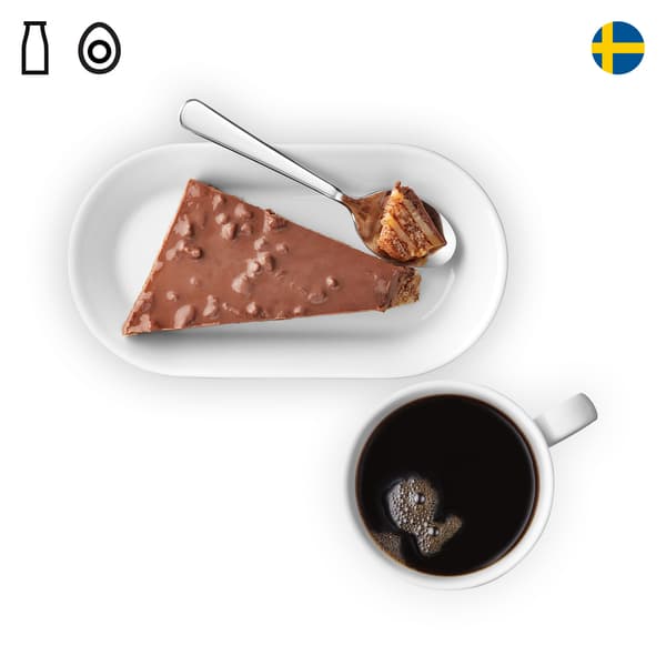 IKEA Singapore's Swedish Restaurant's FIKA OFFER — Crunchy almond chocolate cake + coffee/tea