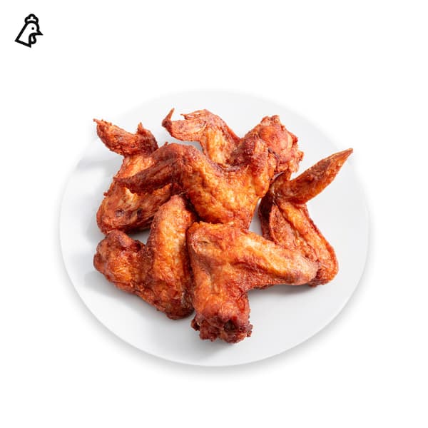 IKEA Singapore's Swedish Restaurant's menu — Chicken wings with chicken food symbol in black on the top left corner