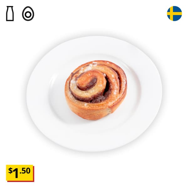 IKEA Singapore's Swedish Restaurant's menu — Swedish cinnamon bun