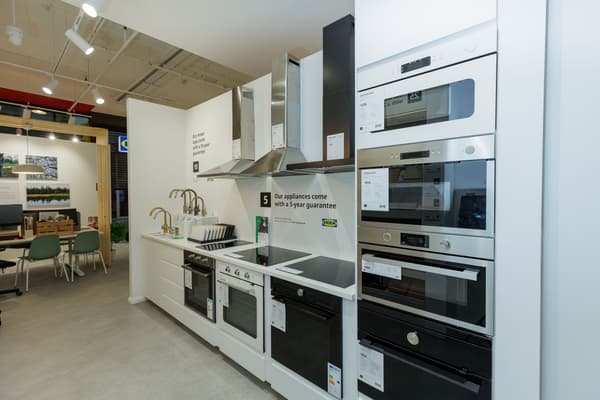 IKEA Sligo Plan and Order Point small kitchen view with cooking appliances
