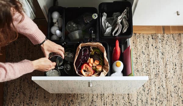 IKEA sorting containers