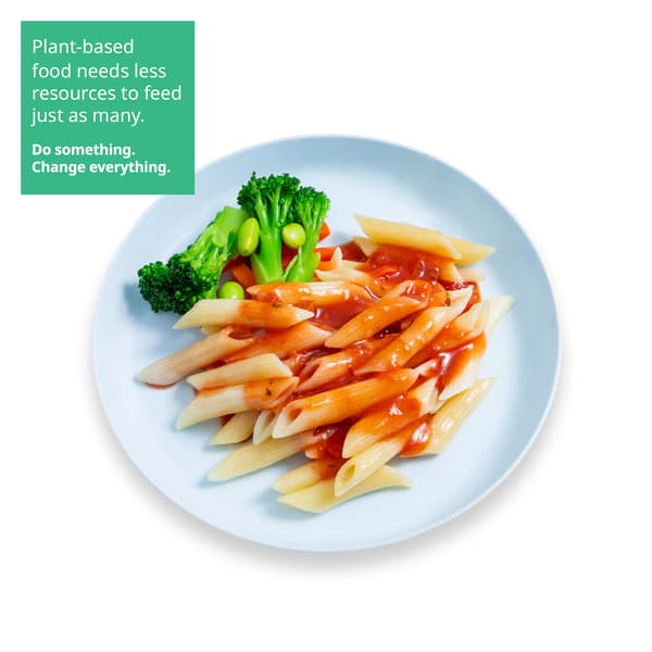 IKEA Tampines Halal Restaurant's kids' menu  — Kid's organic penne paste with tomato sauce and mixed vegetables
