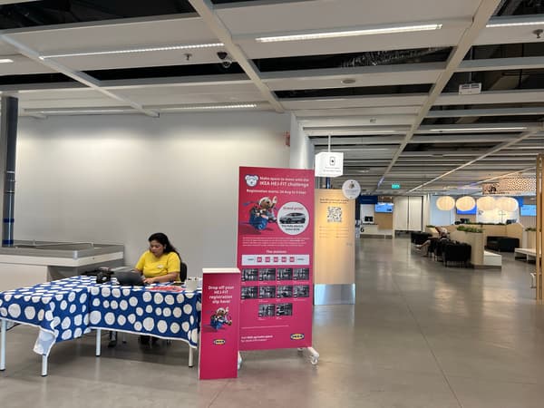 IKEA Tampines HEJ-FIT Registration booth