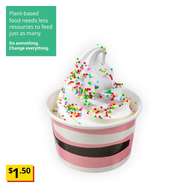 IKEA Tampines Swedish Bistro at Level 1 — Yoghurt ice-cream cup
