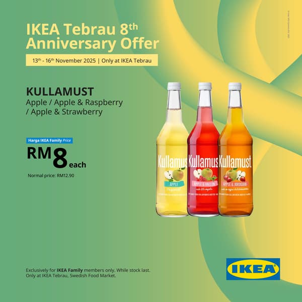 IKEA Tebrau 8th anniversary food offers