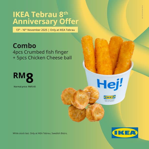 IKEA Tebrau 8th anniversary food offers