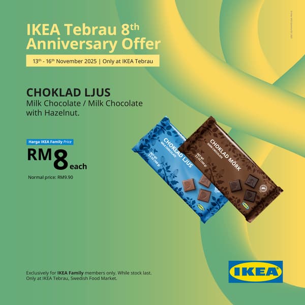 IKEA Tebrau 8th anniversary food offers