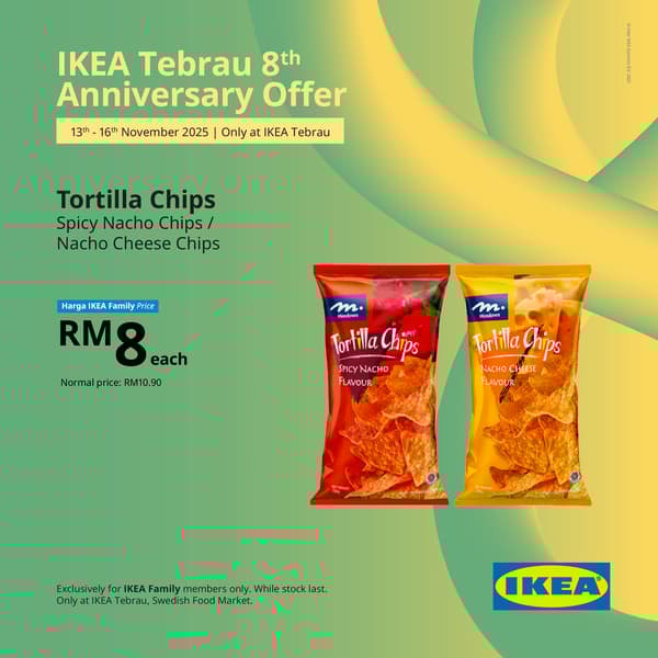 IKEA Tebrau 8th anniversary food offers