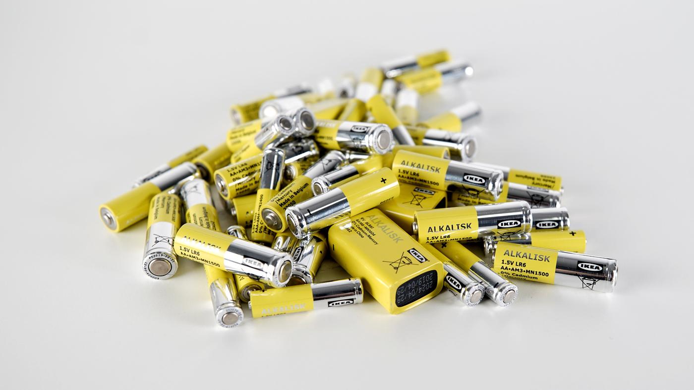 IKEA to remove nonrechargeable batteries by Oct 2021 IKEA IKEA