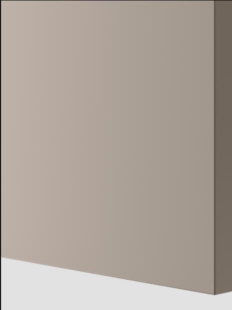 IKEA UPPLÖV sötét bézs konyhaszekrényajtók