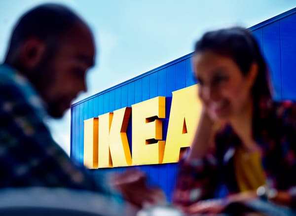 IKEA was founded in Älmhult, Sweden, but is now a global company. The IKEA logo is yellow and blue, like the Swedish flag.